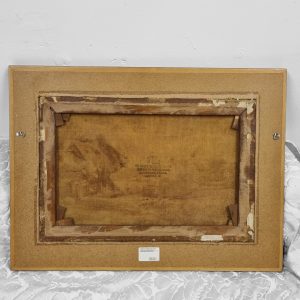 Antique Oil on Canvas Landscape Painting / Early 20th Century / Signed E. Harrison / FREE DELIVERY - Image 4