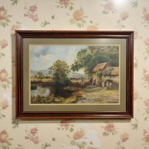 Antique Oil on Canvas Landscape Painting / Early 20th Century / Signed E. Harrison / FREE DELIVERY - Image 1