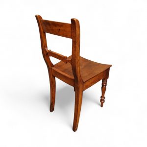 Antique Victorian Set of 6 Oak Dining Chairs Turned Legs / FREE DELIVERY - Image 6