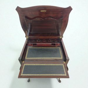 Antique Mahogany Writing Table / Davenport Style Desk / c.1930s / FREE DELIVERY - Image 6