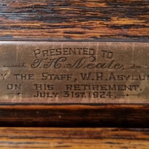 Antique Oak Bureau / Presentation Desk Dated 1920 / FREE DELIVERY - Image 4