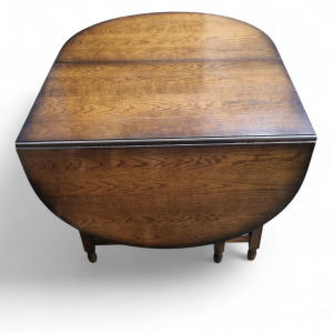 Antique Oak Gateleg Dining Table / c1950 / FREE DELIVERY - Image 10