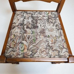 Vintage Old Charm by Wood Bros / Set of 4 Oak Dining Chairs / c.1970 / FREE DELIVERY - Image 3