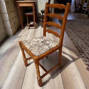 Vintage Old Charm by Wood Bros / Set of 4 Oak Dining Chairs / c.1970 / FREE DELIVERY - Image 2