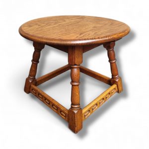 Vintage Priory Solid Oak Coffee / Side Table c.1970 / FREE DELIVERY - Image 7