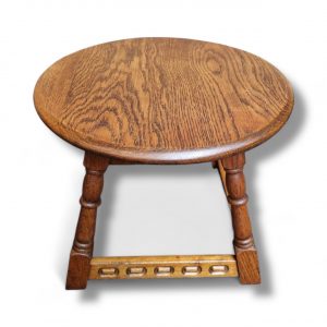 Vintage Priory Solid Oak Coffee / Side Table c.1970 / FREE DELIVERY - Image 6