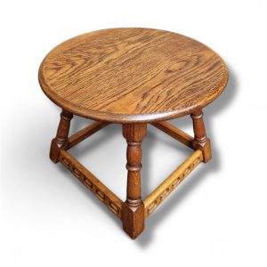 Vintage Priory Solid Oak Coffee / Side Table c.1970 / FREE DELIVERY - Image 4