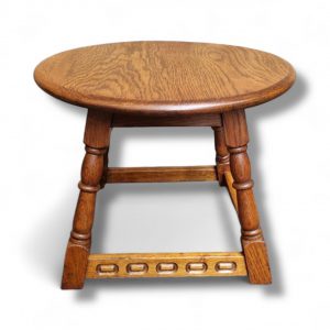 Vintage Priory Solid Oak Coffee / Side Table c.1970 / FREE DELIVERY - Image 3