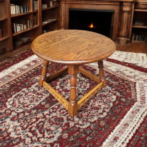 Vintage Priory Solid Oak Coffee / Side Table c.1970 / FREE DELIVERY