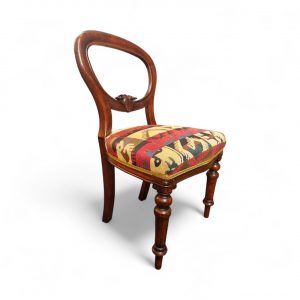 Antique Victorian Balloon Back Chair / c.1880 / FREE DELIVERY