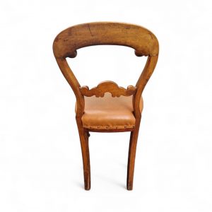 Antique Victorian Balloon Back Dining Chairs / Set of 6 / c.1880 / FREE DELIVERY - Image 11