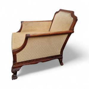 Antique Edwardian Carved Mahogany Armchair / Claw & Ball Feet / c.1910 / FREE DELIVERY - Image 11