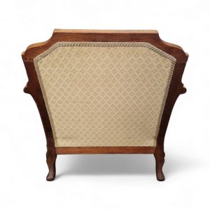 Antique Edwardian Carved Mahogany Armchair / Claw & Ball Feet / c.1910 / FREE DELIVERY - Image 5