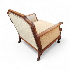 Antique Edwardian Carved Mahogany Armchair / Claw & Ball Feet / c.1910 / FREE DELIVERY - Image 4