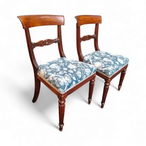 Antique William IV Mahogany Dining Chairs / Set of Two /c.1835 / FREE DELIVERY - Image 5