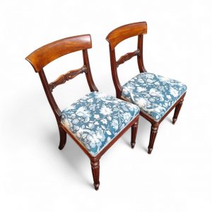 Antique William IV Mahogany Dining Chairs / Set of Two /c.1835 / FREE DELIVERY - Image 3
