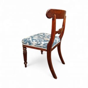 Antique Regency Mahogany Carved Bar Back Chair / c.1820 / FREE DELIVERY - Image 8