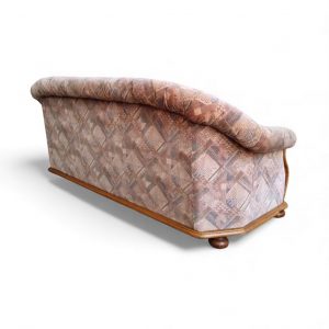 Vintage Belgian Oak Framed Sofa / 1970s / FREE DELIVERY - Image 9