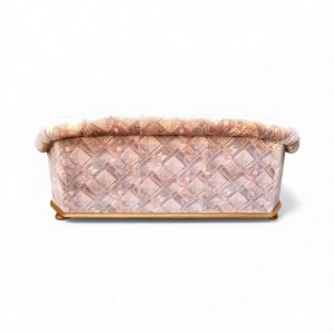 Vintage Belgian Oak Framed Sofa / 1970s / FREE DELIVERY - Image 7