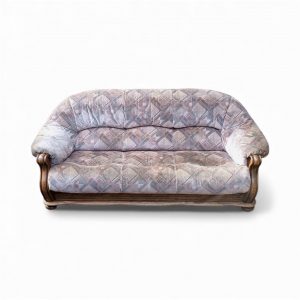 Vintage Belgian Oak Framed Sofa / 1970s / FREE DELIVERY - Image 5