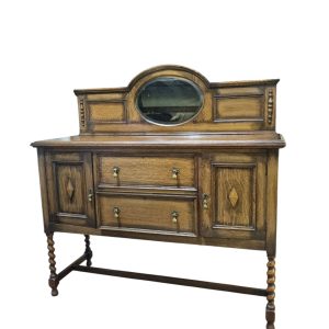 Antique Oak Sideboard with Mirror Back / Early 20th Century / FREE DELIVERY - Image 13