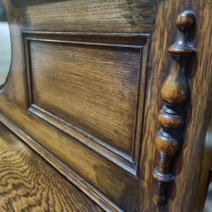 Antique Oak Sideboard with Mirror Back / Early 20th Century / FREE DELIVERY - Image 8