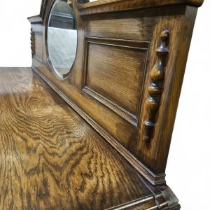 Antique Oak Sideboard with Mirror Back / Early 20th Century / FREE DELIVERY - Image 3
