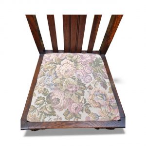 Antique Oak Dining Chairs / Set of 4 / c1930 / FREE DELIVERY - Image 4