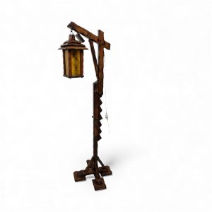 Vintage Wooden Adjustable Floor Lamp / c1970 / FREE DELIVERY - Image 7