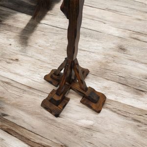 Vintage Wooden Adjustable Floor Lamp / c1970 / FREE DELIVERY - Image 2