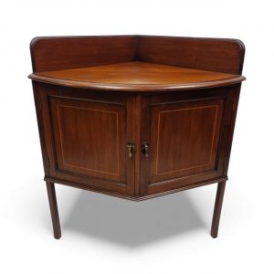 Antique Mahogany Corner Cabinet / Side-Cupboard / Early 20th Century / FREE DELIVERY