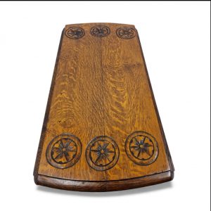 Antique Carved Oak Gateleg Drop-Leaf Table / c.1930 / FREE DELIVERY - Image 13