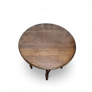 Vintage Oak Dining Table / Drop-Leaf / 1970s / FREE DELIVERY - Image 10