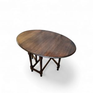 Vintage Oak Dining Table / Drop-Leaf / 1970s / FREE DELIVERY - Image 6