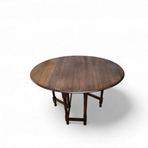 Vintage Oak Dining Table / Drop-Leaf / 1970s / FREE DELIVERY - Image 5