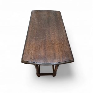 Vintage Oak Dining Table / Drop-Leaf / 1970s / FREE DELIVERY - Image 4