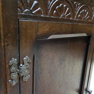 Vintage Oak Corner Cabinet / Priory Oak / 1970s / FREE DELIVERY - Image 5