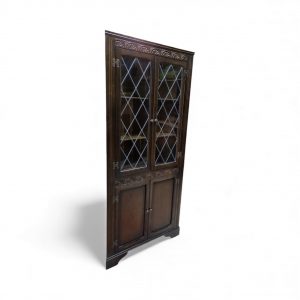 Vintage Oak Corner Cabinet / Priory Oak / 1970s / FREE DELIVERY - Image 3