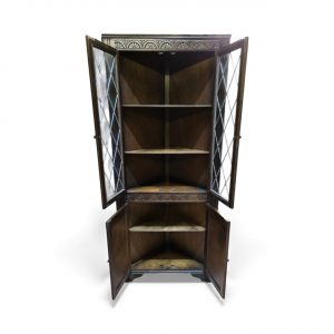 Vintage Oak Corner Cabinet / Priory Oak / 1970s / FREE DELIVERY - Image 2