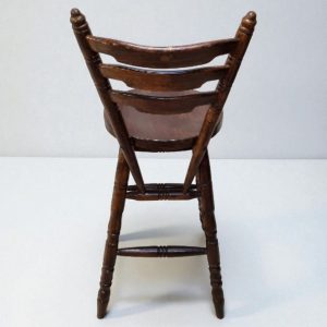 Vintage High Bar Stool / c. 1960 / Solid Wood / Lovely Patina / FREE DELIVERY - Image 2