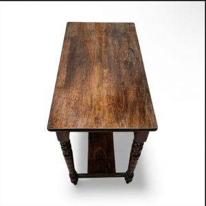 Vintage Hall Table / 1970s / Turned Legs / Original Finish / FREE DELIVERY - Image 9