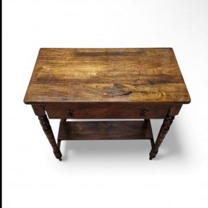 Vintage Hall Table / 1970s / Turned Legs / Original Finish / FREE DELIVERY - Image 7