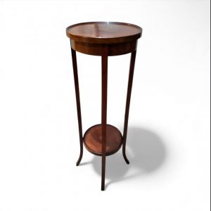 Antique Edwardian Mahogany Plant Stand / Early 20th Century / Inlaid Detail / FREE DELIVERY - Image 8