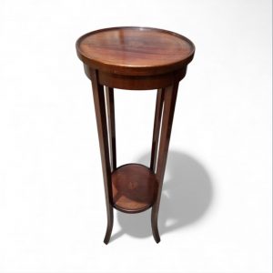 Antique Edwardian Mahogany Plant Stand / Early 20th Century / Inlaid Detail / FREE DELIVERY - Image 1