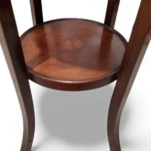 Antique Edwardian Mahogany Plant Stand / Early 20th Century / Inlaid Detail / FREE DELIVERY - Image 7