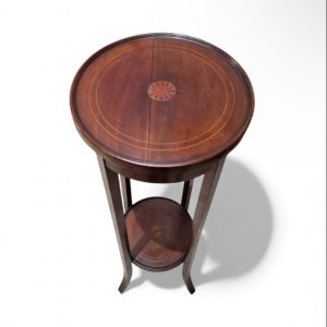 Antique Edwardian Mahogany Plant Stand / Early 20th Century / Inlaid Detail / FREE DELIVERY - Image 5