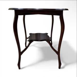 Vintage Mahogany Side Table / c. 1960 / Elegant Curved Design / FREE DELIVERY - Image 8