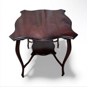 Vintage Mahogany Side Table / c. 1960 / Elegant Curved Design / FREE DELIVERY - Image 7