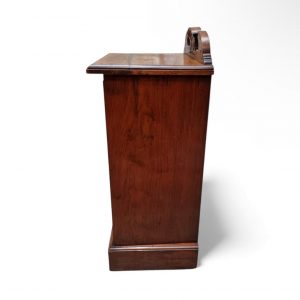 Antique Victorian Walnut Side Cabinet / c1880 / Carved Pediment / FREE DELIVERY - Image 6