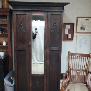 Antique Oak Wardrobe / Early 20th Century / Solid Oak / FREE DELIVERY - Image 10